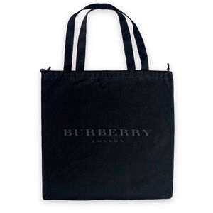 Vintage Burberry Tote Bag cotton tote bag adjut Blue Spellout Y2K Early 2000s
